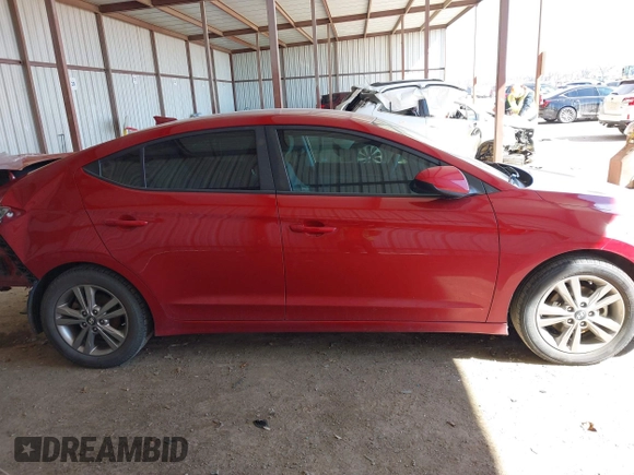 2018 Hyundai Elantra GL with VIN KMHD84LFXJU612021, listed as a IAAI auction lot 41634056 with 107,326 mi miles and . Bid and sale history available at DreamBid. Image 13.