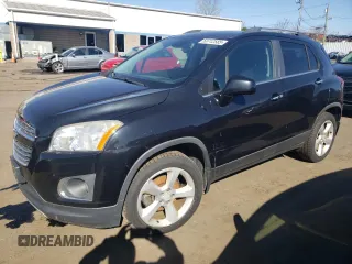 2015 Chevrolet Trax LTZ with VIN 3GNCJTSB8FL219933, listed as a Copart auction lot 53712585 with 128,325 mi miles and Clean Title. Bid and sale history available at carsss.com. Image 1.
