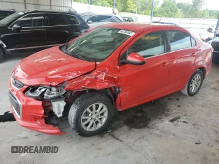 2017 Chevrolet Sonic LT with VIN 1G1JD5SH0H4173278, listed as a Copart auction lot 60750485 with 160,066 mi miles and Salvage title. Bid and sale history available at DreamBid. Image 1.