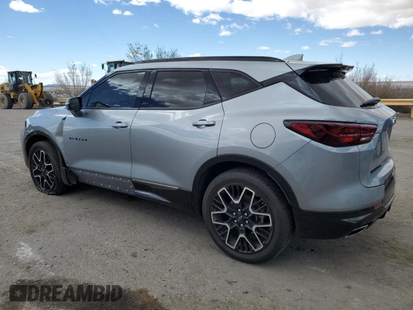 2023 Chevrolet Blazer RS with VIN 3GNKBKRS9PS222081, listed as a Copart auction lot 48617805 with 52,079 mi miles and Salvage title. Bid and sale history available at DreamBid. Image 2.