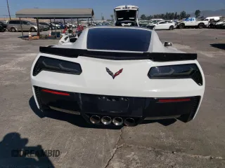 2017 Chevrolet Corvette Grand Sport 1LT with VIN 1G1YW2D78H5112055, listed as a Copart auction lot 70064994 with 36,739 mi miles and Salvage Title. Bid and sale history available at carsss.com. Image 6.
