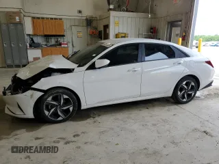 2023 Hyundai Elantra SEL with VIN 5NPLS4AG4PH115109, listed as a Copart auction lot 57224555 with 9,969 mi miles and Salvage title. Bid and sale history available at DreamBid. Image 1.