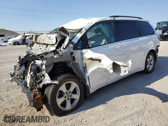 2017 Toyota Sienna LE Auto Access Seat with VIN 5TDKZ3DC1HS892966, listed as a Copart auction lot 67162303 with 0 mi miles and Salvage Title. Bid and sale history available at carsss.com. Image 1.