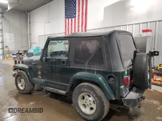 1999 Jeep Wrangler Sahara with VIN 1J4FY49SXXP451964, listed as a Copart auction lot 46120595 with 162,944 mi miles and Clean Title. Bid and sale history available at carsss.com. Image 2.