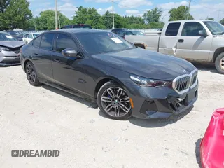 2025 BMW 5 Series 530i xDrive with VIN WBA53FJ08SCU78650, listed as a IAAI auction lot 42765775 with 13,524 mi miles and . Bid and sale history available at DreamBid. Image 1.