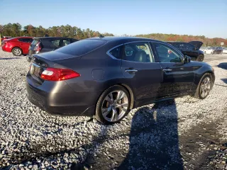 2012 Infiniti M37 with VIN JN1BY1AP8CM332769, listed as a Copart auction lot 83674724 with 416,482 mi miles and Salvage Title. Bid and sale history available at carsss.com. Image 3.