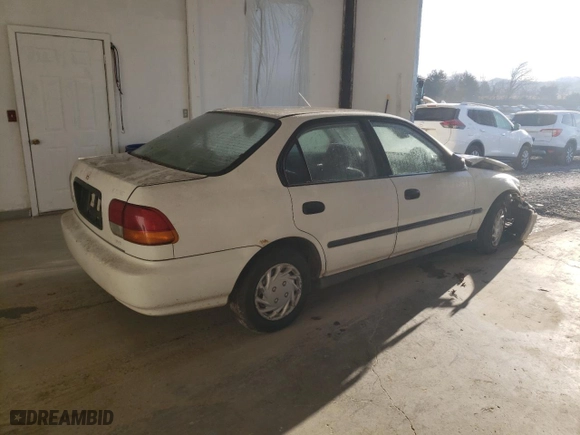 1996 Honda Civic DX with VIN 1HGEJ6625TL015368, listed as a Copart auction lot 81109073 with 0 mi miles and Clean Title. Bid and sale history available at carsss.com. Image 3.