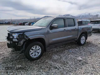 2023 Nissan Frontier PRO-4X with VIN 1N6ED1EK3PN606901, listed as a Copart auction lot 48569245 with 13,410 mi miles and Salvage Title. Bid and sale history available at carsss.com. Image 1.