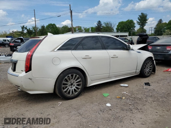 2010 Cadillac CTS with VIN 1G6DM8EV4A0120980, listed as a Copart auction lot 55507435 with Not Provided miles and Salvage Title. Bid and sale history available at DreamBid. Image 3.