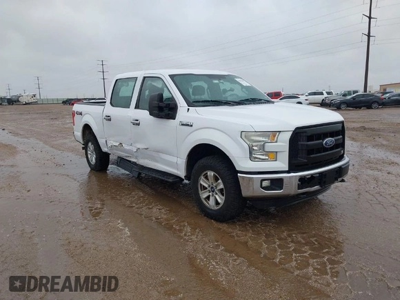 2015 Ford F-150 XLT with VIN 1FTEW1E89FKF04262, listed as a IAAI auction lot 41693065 with 182,387 mi miles. Bid and sale history available at carsss.com. Image 1.