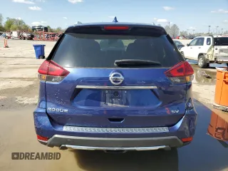 2017 Nissan Rogue SV with VIN 5N1AT2MT0HC897323, listed as a Copart auction lot 52097075 with 90,264 mi miles and Salvage Title. Bid and sale history available at carsss.com. Image 6.