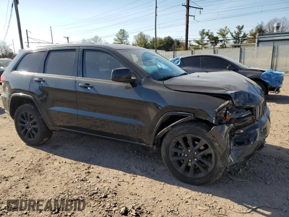2019 Jeep Grand Cherokee Upland with VIN 1C4RJFAGXKC590227, listed as a Copart auction lot 48396355 with 104,850 mi miles and Salvage Title. Bid and sale history available at DreamBid. Image 4.