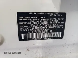 2021 Subaru Forester Limited with VIN JF2SKASC6MH441947, listed as a Copart auction lot 50597685 with 39,960 mi miles and Salvage Title. Bid and sale history available at carsss.com. Image 14.