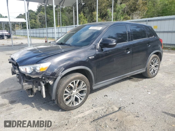 2018 Mitsubishi Outlander Sport ES 2.0 with VIN JA4AP3AU7JU016820, listed as a Copart auction lot 50032305 with 0 mi miles and Salvage Title. Bid and sale history available at carsss.com. Image 1.
