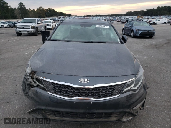 2020 Kia Optima LX with VIN 5XXGT4L37LG387460, listed as a Copart auction lot 82991224 with 83,311 mi miles and Salvage Title. Bid and sale history available at carsss.com. Image 5.