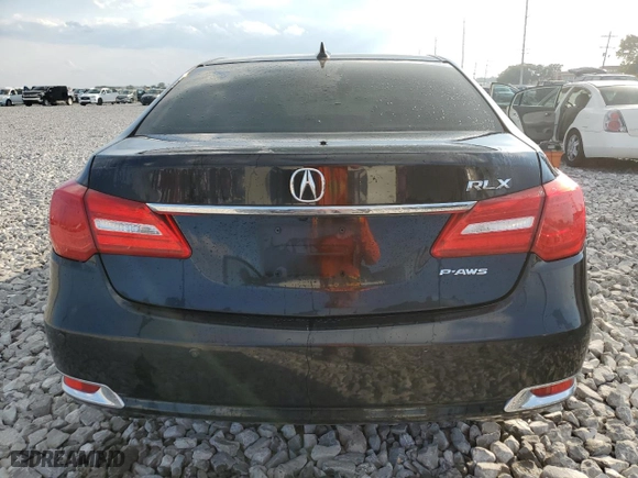 2014 Acura RLX Advance Pkg with VIN JH4KC1F9XEC001513, listed as a Copart auction lot 72014974 with 185,586 mi miles and Non Repairable. Bid and sale history available at carsss.com. Image 6.