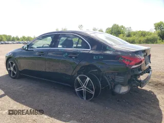 2019 Mercedes-Benz A 220 with VIN WDD3G4FB4KW021352, listed as a Copart auction lot 57049025 with 28,545 mi miles and Salvage title. Bid and sale history available at DreamBid. Image 2.