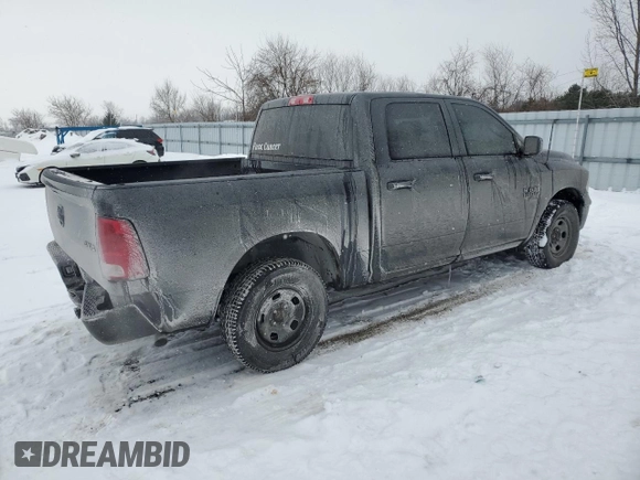 2023 Ram 1500 Tradesman with VIN 3C6RR7KGXPG620657, listed as a Copart auction lot 84098114 with 11,791 mi miles and Salvage title. Bid and sale history available at DreamBid. Image 3.