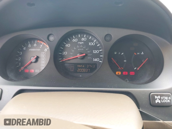 2002 Acura MDX with VIN 2HNYD18222H520633, listed as a IAAI auction lot 42088694 with 200,837 mi miles. Bid and sale history available at carsss.com. Image 7.