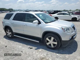 2010 GMC Acadia SLT1 with VIN 1GKLRMED9AJ125200, listed as a Copart auction lot 58071725 with 216,380 mi miles and Salvage title. Bid and sale history available at DreamBid. Image 4.
