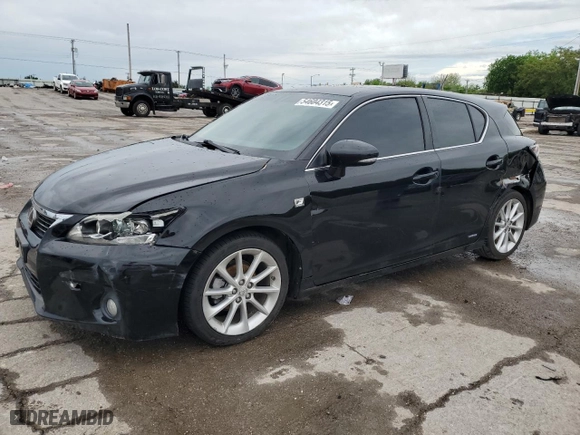 2012 Lexus CT 200h with VIN JTHKD5BH4C2084277, listed as a Copart auction lot 54604315 with 212,763 mi miles and Clean Title. Bid and sale history available at carsss.com. Image 1.