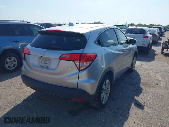 2016 Honda HR-V EX with VIN 3CZRU5H59GM744027, listed as a IAAI auction lot 41861057 with 60,454 mi miles. Bid and sale history available at carsss.com. Image 4.