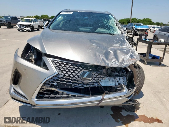 2021 Lexus RX 350 with VIN 2T2HZMAA4MC211118, listed as a Copart auction lot 58405465 with 44,956 mi miles and Salvage title. Bid and sale history available at DreamBid. Image 5.