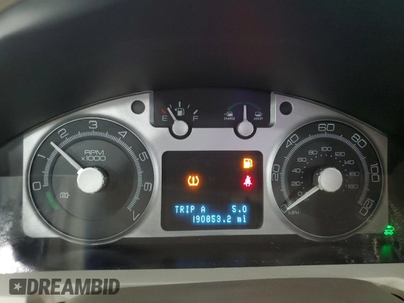 2009 Mercury Mariner Hybrid with VIN 4M2CU29339KJ14631, listed as a Copart auction lot 71823674 with 190,853 mi miles and Salvage title. Bid and sale history available at DreamBid. Image 9.