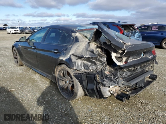 2017 BMW M6 with VIN WBS6E9C52HG437288, listed as a Copart auction lot 38576804 with 25,137 mi miles and Clean title. Bid and sale history available at DreamBid. Image 2.