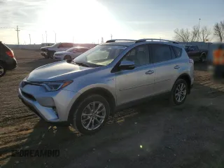 2016 Toyota RAV4 Hybrid Limited with VIN JTMDJREV1GD019473, listed as a Copart auction lot 41846495 with 79,911 mi miles and Salvage Title. Bid and sale history available at carsss.com. Image 1.