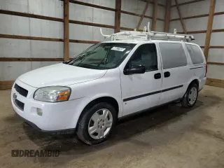 2008 Chevrolet Uplander Cargo with VIN 1GBDV13148D207996, listed as a Copart auction lot 48077195 with 67,339 mi miles and Clean Title. Bid and sale history available at carsss.com. Image 1.
