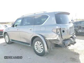 2017 Nissan Armada SL with VIN JN8AY2ND9H9006380, listed as a Copart auction lot 51239845 with 172,647 mi miles and Salvage Title. Bid and sale history available at carsss.com. Image 2.