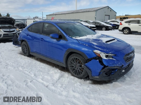 2022 Subaru WRX Limited with VIN JF1VBAL67N9018610, listed as a Copart auction lot 88253285 with 77,990 mi miles and Salvage title. Bid and sale history available at DreamBid. Image 4.