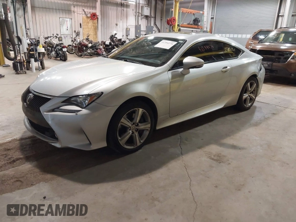 2015 Lexus RC 350 F Sport with VIN JTHSE5BC5F5001699, listed as a IAAI auction lot 41394274 with 150,319 mi miles and . Bid and sale history available at carsss.com. Image 18.