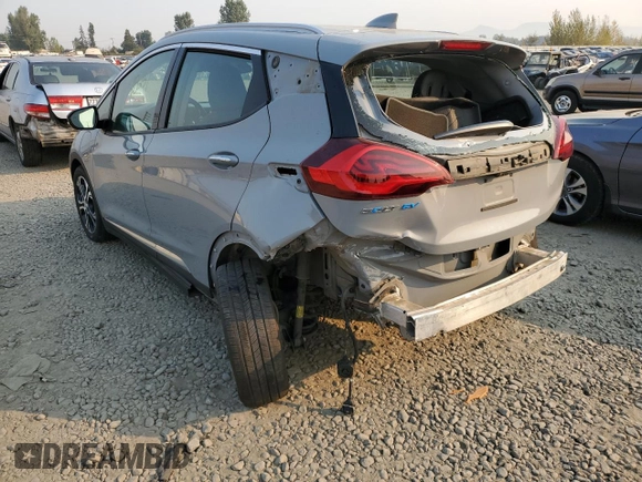 2020 Chevrolet Bolt EV Premier with VIN 1G1FZ6S05L4137408, listed as a Copart auction lot 62726782 with 18,251 mi miles. Bid and sale history available at carsss.com. Image 3.