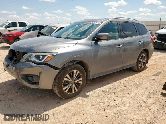 2017 Nissan Pathfinder SL with VIN 5N1DR2MN0HC645438, listed as a Copart auction lot 61348285 with 200,482 mi miles and Salvage title. Bid and sale history available at DreamBid. Image 1.
