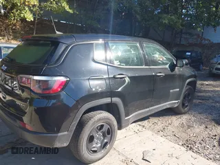 2021 Jeep Compass Sport with VIN 3C4NJDAB9MT591500, listed as a IAAI auction lot 40517034 with 58,230 mi miles and . Bid and sale history available at DreamBid. Image 4.