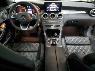 2017 Mercedes-Benz C 63 S AMG with VIN WDDWJ8HB2HF435306, listed as a Copart auction lot 82565744 with 46,587 mi miles and Salvage Title. Bid and sale history available at carsss.com. Image 8.