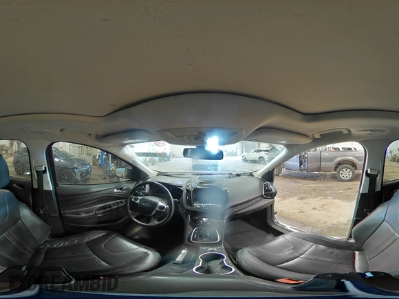 2013 Ford Escape Titanium with VIN 1FMCU9J95DUD63326, listed as a Copart auction lot 54675385 with 76,339 mi miles and Salvage title. Bid and sale history available at DreamBid. Image 16.