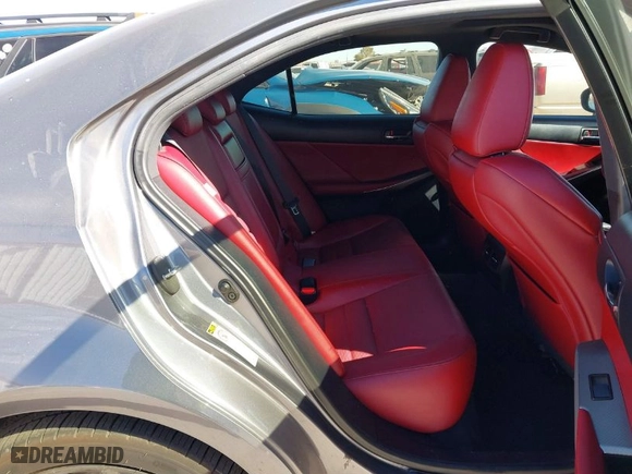 2015 Lexus IS 350 with VIN JTHBE1D21F5019906, listed as a IAAI auction lot 41484147 with 84,249 mi miles. Bid and sale history available at carsss.com. Image 8.