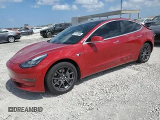 2018 Tesla Model 3 Long Range Battery z VIN 5YJ3E1EA5JF046027, wystawiony jako Copart lot #55141685 z przebiegiem 55 415 mil mil oraz Szkoda całkowita • Salvage title. Historia ofert i sprzedaży dostępna na DreamBid. Obrazek 1.