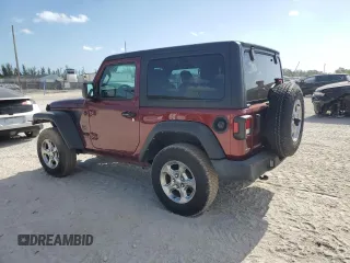2021 Jeep Wrangler Sport with VIN 1C4GJXAN1MW683604, listed as a Copart auction lot 53838925 with 18,771 mi miles and Salvage title. Bid and sale history available at DreamBid. Image 2.