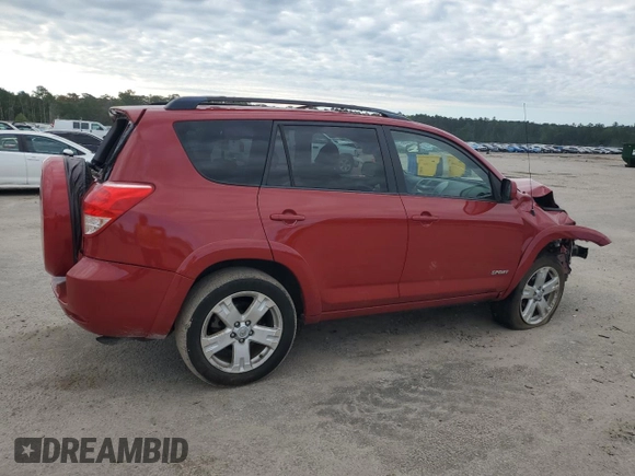 2007 Toyota RAV4 Sport with VIN JTMZD32V476028588, listed as a Copart auction lot 56680415 with 128,025 mi miles and Salvage title. Bid and sale history available at DreamBid. Image 3.