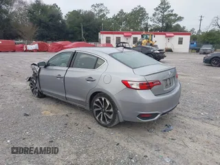 2017 Acura ILX w/Premium/A-SPEC Pkg with VIN 19UDE2F8XHA011848, listed as a IAAI auction lot 41175499 with 110,455 mi miles. Bid and sale history available at carsss.com. Image 3.