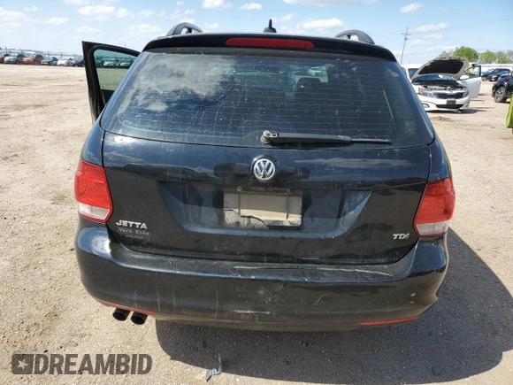2014 Volkswagen Jetta TDI w/Sunroof & Nav with VIN 3VWPL7AJ0EM602906, listed as a Copart auction lot 57613585 with 81,597 mi miles and Salvage title. Bid and sale history available at DreamBid. Image 6.