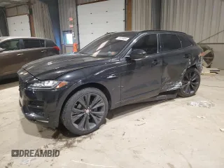2019 Jaguar F-Pace 30t R-Sport with VIN SADCL2GX8KA605890, listed as a Copart auction lot 51619804 with 39,205 mi miles and Salvage title. Bid and sale history available at DreamBid. Image 1.