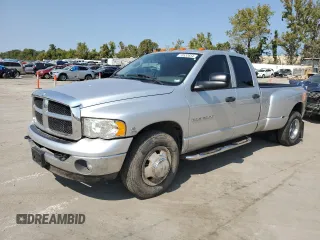 2005 Dodge Ram 3500 SLT with VIN 3D7MR48C55G760303, listed as a Copart auction lot 70532654 with 216,786 mi miles and Salvage Title. Bid and sale history available at carsss.com. Image 1.