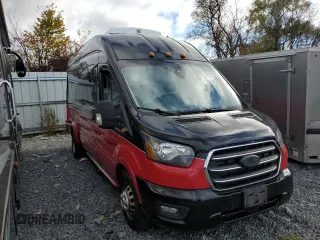 2020 Ford Transit with VIN 1FTBF4UG0LKA12471, listed as a Copart auction lot 79686724 with 175,526 mi miles and Salvage Title. Bid and sale history available at DreamBid. Image 4.