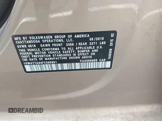 2015 Volkswagen Passat Limited Edition Edition with VIN 1VWAT7A34FC095891, listed as a IAAI auction lot 42405100 with 170,714 mi miles and . Bid and sale history available at DreamBid. Image 9.