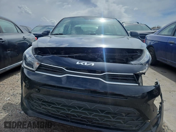 2022 Kia Rio S with VIN 3KPA24AD6NE445249, listed as a Copart auction lot 47897285 with 51,906 mi miles and Salvage Title. Bid and sale history available at DreamBid. Image 5.